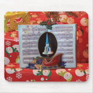 Weiße Weihnachten und Weihnachten Mousepad