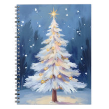Weiße Weihnachtsbaum Winter Schnee