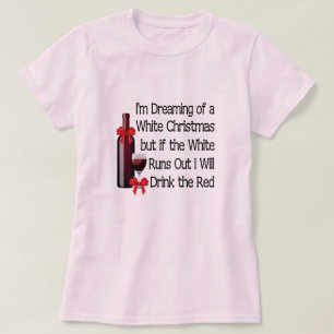 weiße Weihnachtsfeier T-Shirt