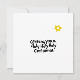 Weiße Weihnachtsfeiertage Feiertagskarte