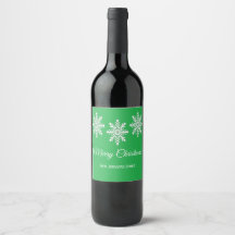 Weiße Weihnachtsschneeflocken Frohe Weihnachtsgrün