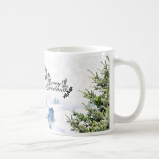 Weiße Weihnachtstasse Tasse