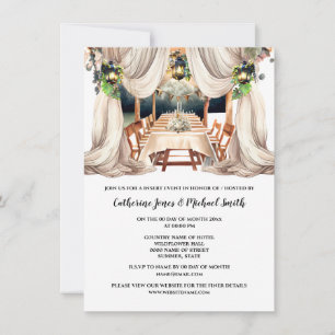 Weiße Weinberge Weinbauernhof Einladung