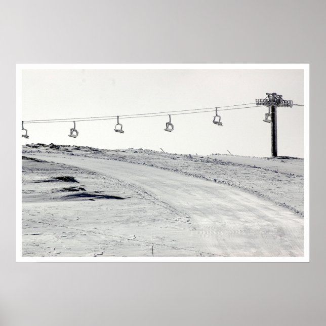 Weiße Welt Poster (Vorne)