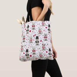 Weiße Westie mit Zubehör Whimsical