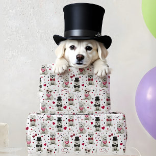 Weiße Westie mit Zubehör Whimsical Geschenkpapier