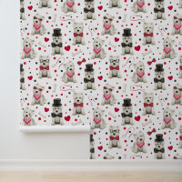 Weiße Westie mit Zubehör Whimsical