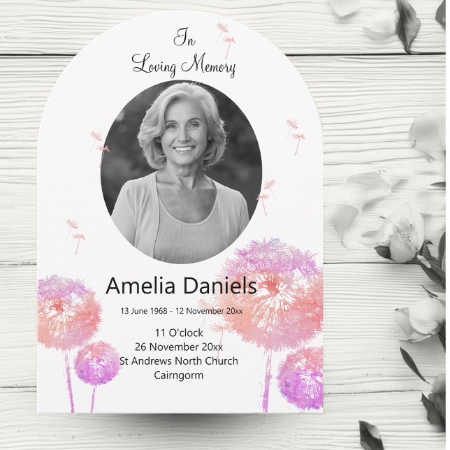 Weiße Wildblume in der Lieblingssaftkarte Einladung (Von Creator hochgeladen)