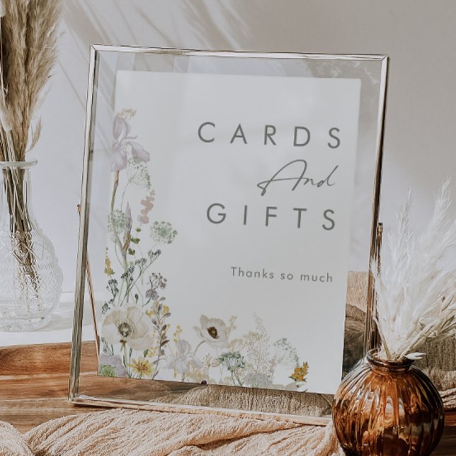 Weiße Wildblume Wiese Elfenbeinkarten und Geschenk Poster (Von Creator hochgeladen)