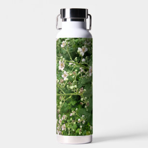 Weiße Wildblumen-Flaschen Wasserflasche aus Botani Trinkflasche