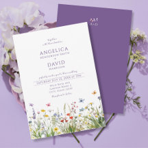 Weiße Wildblumen Schmetterlinge Hochzeit