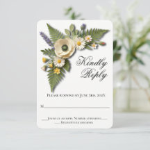 Weiße Wildblumengarten-Hochzeit