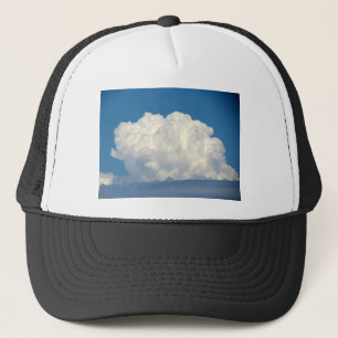 Weiße Wolke 6 Truckerkappe