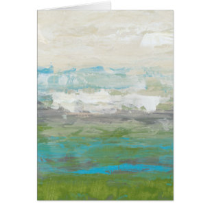 Weiße Wolken mit Blick auf die wunderschöne Landsc