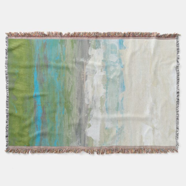 Weiße Wolken mit Blick auf die wunderschöne Landsc Decke (Vorderseite)