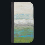 Weiße Wolken mit Blick auf die wunderschöne Landsc Galaxy S4 Geldbeutel Hülle<br><div class="desc">Jennifer Goldberger malte dieses schöne Landschaftsstück. Weiße Wolken überblicken einen phantastischen blauen See,  der von herrlichem Grün umgeben ist. Die Farben sind lebhaft und das Detail ist tadellos. Kaufen Sie jetzt Ihren Druck!</div>