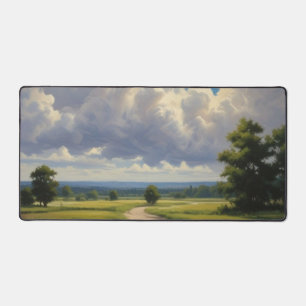 Weiße Wolken und klarer blauer Himmel Schreibtischunterlage