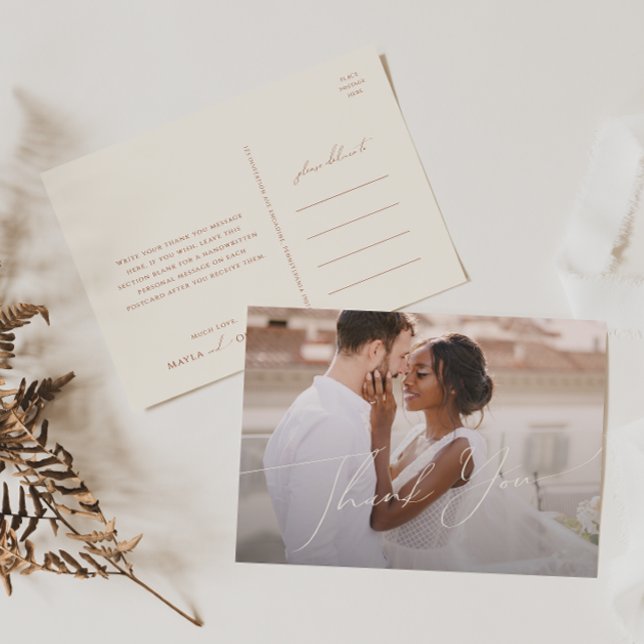 Weiße Wüste Beige Horizontal Foto Vielen Dank Postkarte (Von Creator hochgeladen)