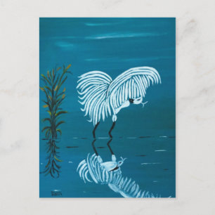 WEISSEGRET POSTKARTE