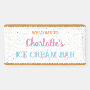 Weißeiscreme Banner