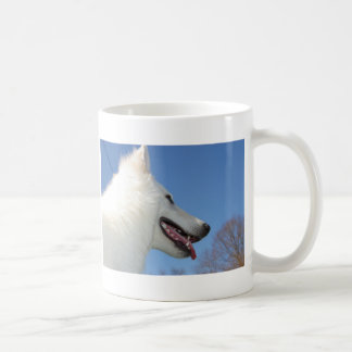 Weißen Schweizer Schäferhunde Tasse