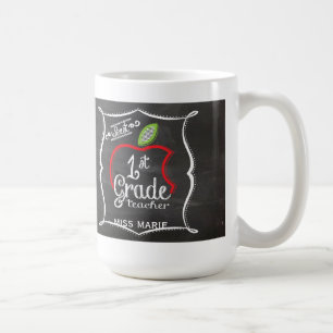 Weissen Sie 1. Lehrer-Kaffee-Tasse des Grad-  Kaffeetasse