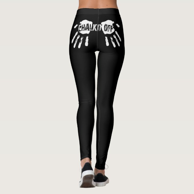 Weissen Sie es weg - Handprint Leggings (Rückseite)
