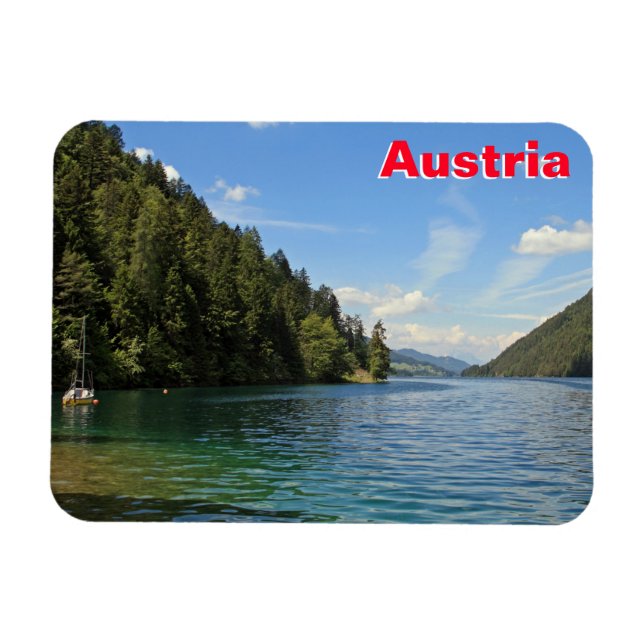 Weißensee, Österreich Magnet (Horizontal)