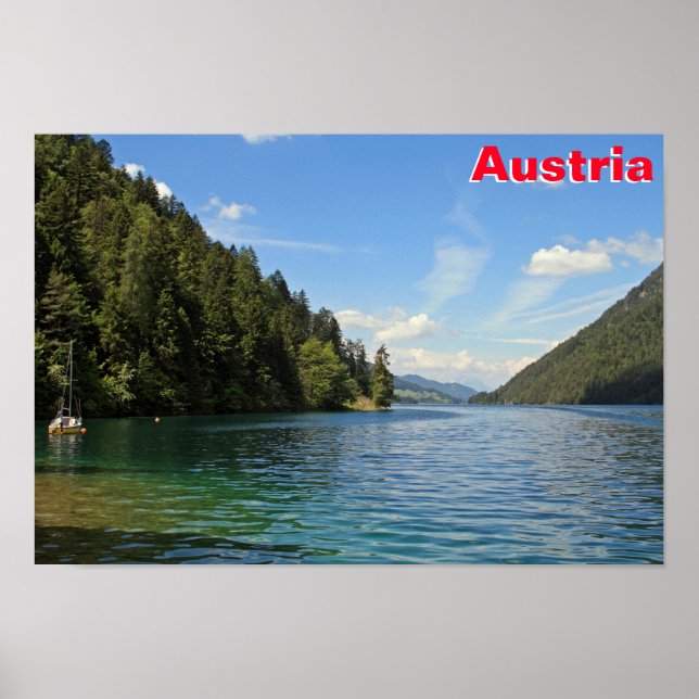 Weißensee, Österreich Poster (Vorne)