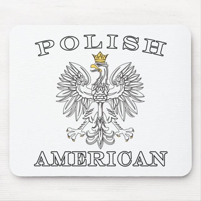 Weißer Adler Mousepad (Vorne)