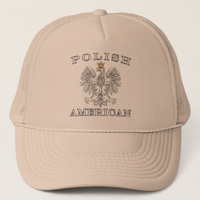 Weißer Adler Truckerkappe (Vorderseite)