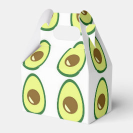 Weißer Avocado in Scheiben Geschenkschachtel