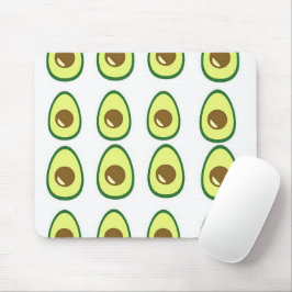 Weißer Avocado in Scheiben Mousepad