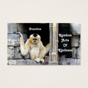 Weißer Backenkäfer Gibbon Random Acts of Kindness