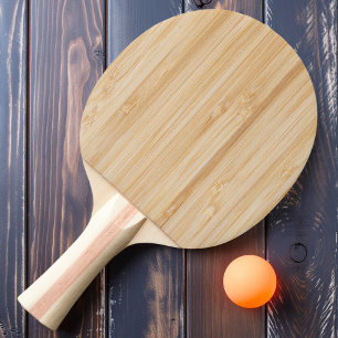 Weißer Bambus Tischtennis Schläger