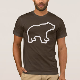 WEIßER BÄR UMRISS T-Shirt