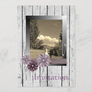 Weißer Barnholz Sommerfrische Land Einladung Hochz