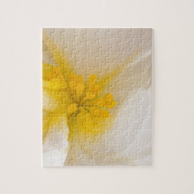 Weißer Begonia Puzzle (Vertikal)