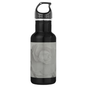 Weißer Begonia Trinkflasche