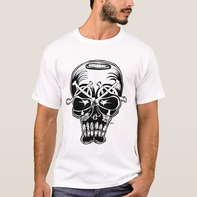 Weißer Behälter das EVILEYES Männer Marc Vachon T-Shirt (Vorderseite)