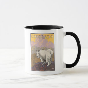 Weißer Berg GoatColorado Tasse
