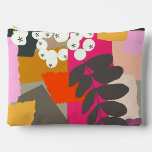 Weißer Berries Farbgeblasener Farbblock Spaß Somme Zubehörtasche