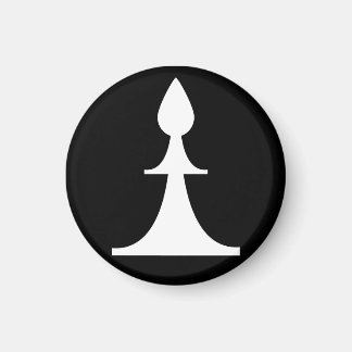 weißer Bischof (Sie brauchen 2) Magnet