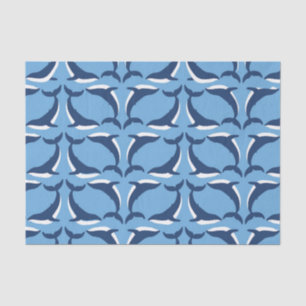 Weißer Blauwal Yin Yang Sea Animal Ocean Marine Seidenpapier