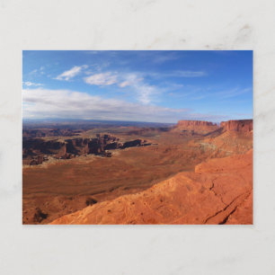 Weißer Blick auf den Canyonlands Nationalpark Postkarte