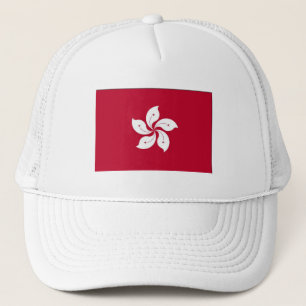 Weißer Blume Truckerkappe