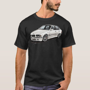 Weißer BMW 1 T-Shirt