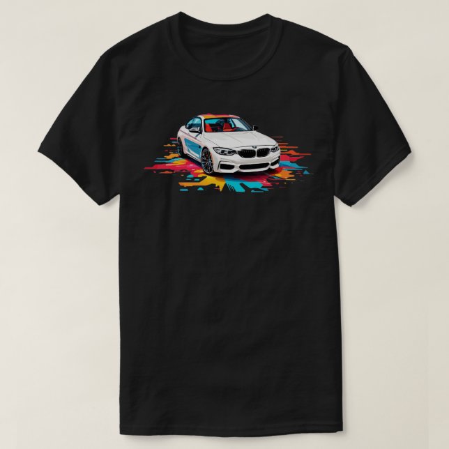Weißer BMW T-Shirt (Design vorne)