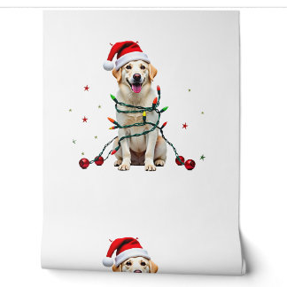 Weißer Boxerhund hässlicher Weihnachtspullover lus Tapete