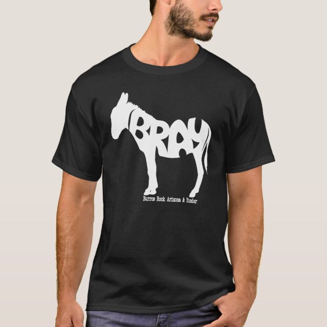 Weißer BRAY Burro Boxy T-Shirt (Vorderseite)